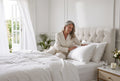 Pure mulberry silk pillowcase in white