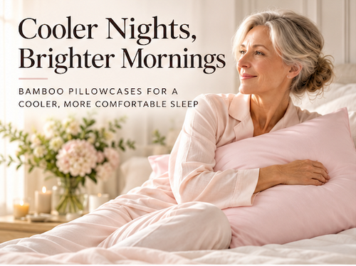 Breathable Bamboo Pillowcase – Pink