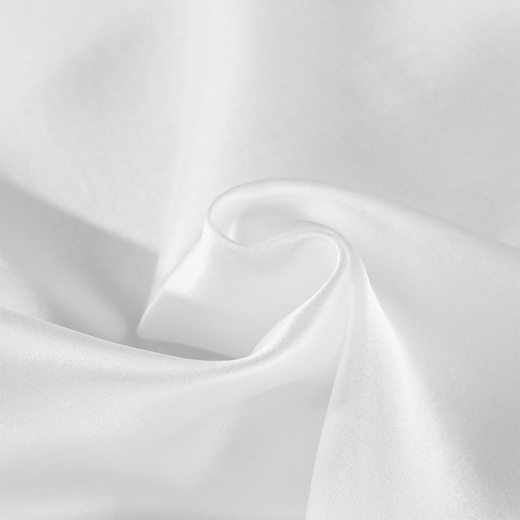 Royal Comfort pure mulberry silk pillowcase in white