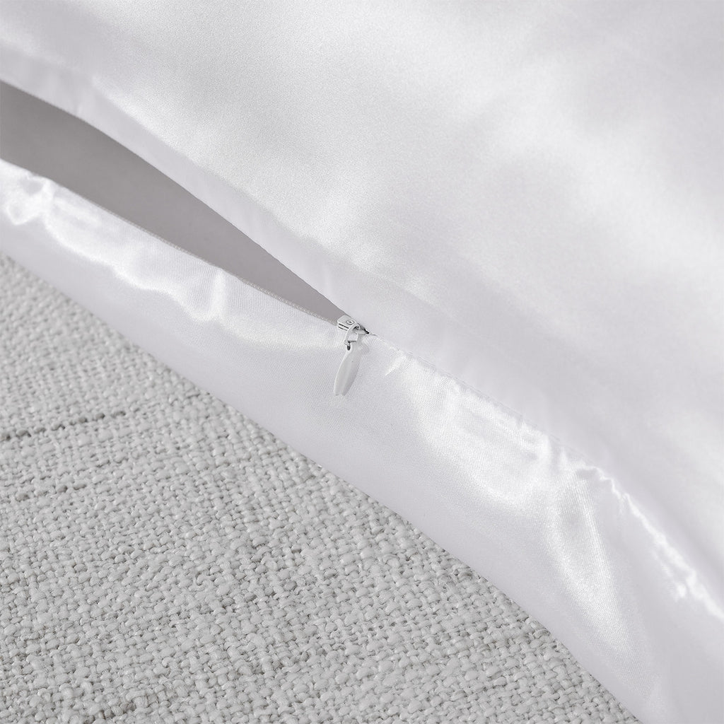 Royal Comfort pure mulberry silk pillowcase in white