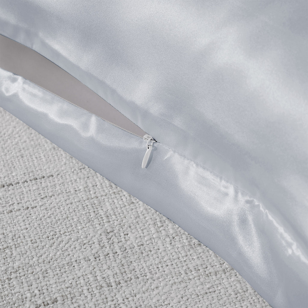 Royal Comfort pure mulberry silk pillowcase in silver